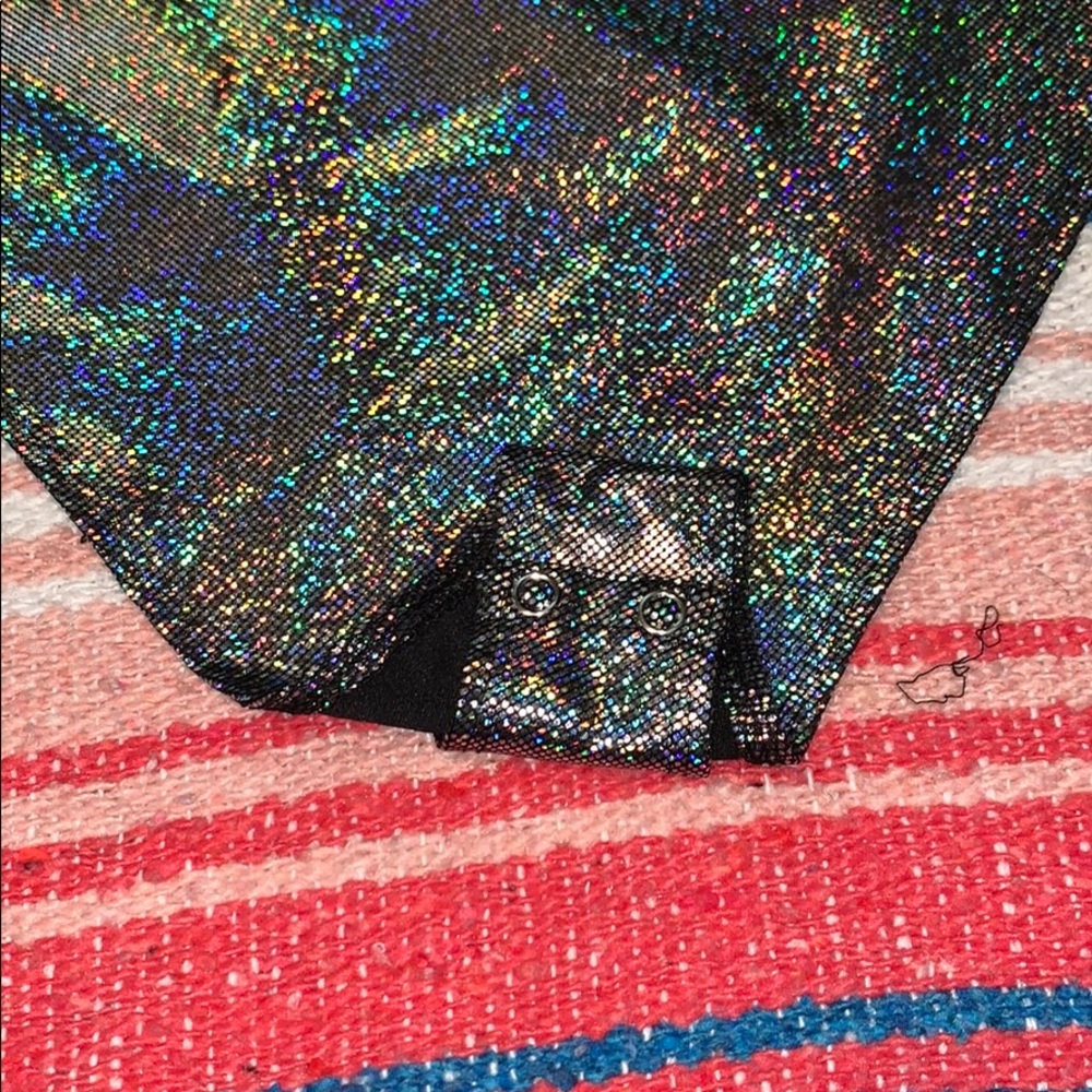 NWT Rave Black/Silver BodySuit Forever 21 - Medium - Picture 4 of 8